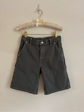 Boys Old Navy Charcoal Utility Shorts Size 10
